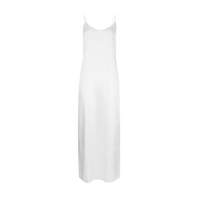 Nightdress In Silk - White - La ...
