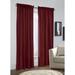 ThermaLogic Prescott Insulated Room Darkening Solid Curtain Panel Pair