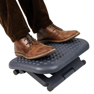 Mind Reader Anchor Collection, Adjustable Ergonomic Foot Rest, Black