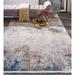 Lindstra Gradient Watercolor Rug, Ivory/Light Blue, Runner