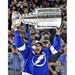 Steven Stamkos Tampa Bay Lightning Unsigned 2021 Stanley Cup Champions Raising Photograph