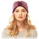 by you Damen Winter Soft Sherpa Fleece Twisted Knot Headwrap Stirnband Ohrwärmer - Violett -