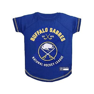Pets First NHL Dog & Cat T-Shirt, Buffalo Sabres, X-Small