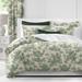 The Tailor's Bed Toile De Jouy Standard Cotton Comforter Set Polyester/Polyfill/Cotton in Green | Super King Comforter + 2 Shams | Wayfair