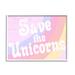 Harriet Bee Caulk Save The Unicorns Canvas Art Canvas in Pink | 11" H x 14" W x 1.5" D | Wayfair 20648EE8585A435691E6E721F3FEF19D