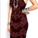 Free People Dresses | Free People, Xs/S, Burgundy, Midi Body-Con | Color: Red | Size: Xs