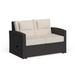 Courtyard Casual Miranda Outdoor Loveseat to Daybed Combo W/ Cushions