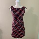 Burberry Dresses | Burberry Checkered Dress | Color: Purple/Red | Size: 4