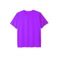 Men's Big & Tall No Sweat Crewneck Tee by KingSize in Electric Purple (Size 7XL)