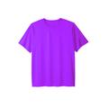 Men's Big & Tall No Sweat Crewneck Tee by KingSize in Electric Purple (Size 8XL)