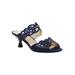 Wide Width Women's Francie Dress Shoes by J. Renee® in Navy (Size 7 1/2 W)
