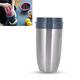 Eulbevoli Blender Jar Cup,Stainless Steel Blender Cup Replacement,Blender Cup Container with Large Capacity,Easy to Install Juicer Cup,Compatible with NutriBullet 600W 900W 1000W