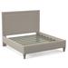 Braxton Culler Glover Upholstered Standard Bed Upholstered in Gray/White/Brown, Size 65.0 H x 82.0 W x 88.0 D in | Wayfair