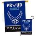 Breeze Decor Proud Family Airman 2-Sided Polyester 40 x 28 in. Garden Flag/House Flag | 40 H x 28 W in | Wayfair BD-MI-S-108466-IP-BO-D-US20-AF