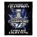 Northwest Tampa Bay Stanley Cup Throw Polyester in Black | 60 H x 50 W in | Wayfair 1NHL575209022RET