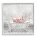 August Grove® Baby Piglets Bath Time Cute Animal - Graphic Art Print on Wood in Brown | 24 H x 24 W x 1.5 D in | Wayfair