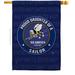 Breeze Decor Seabees Proud Daughter Sailor House 2-Sided Polyester 40 x 28 in. House Flag in Blue/White | 40 H x 28 W in | Wayfair