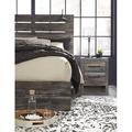 Signature Design by Ashley Drystan Low Profile Standard Bed Wood in Brown | 61 H x 57.09 W x 80.25 D in | Wayfair B211B3