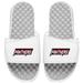 Men's ISlide White Clark Atlanta Panthers Logo Slide Sandals