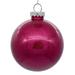 Vickerman 672006 - 4.75" Fuchsia Glitter Ball Christmas Tree Ornament (4 pack) (N211270)