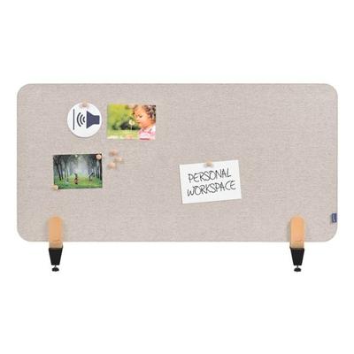 Legamaster Tischtrennwand »ELEMENTS« 60x120 cm Klemmhalterung beige, 120x60x2.1 cm