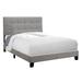 80.25" Charcoal Gray Contemporary Rectangular Full Size Bed Frame