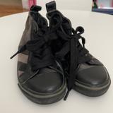 Burberry Shoes | Burberry Black High Tops | Color: Black/Gray | Size: 8.5b