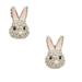 Kate Spade Jewelry | Kate Spade Make Magic Bunny Rabbit Silver Stud Earrings | Color: Pink/Silver | Size: Os