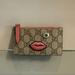 Gucci Accessories | Gucci Credit Card Holder Lips & Eye | Color: Pink/Tan | Size: Os