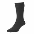 6 Pair Pack HJ91 Hall MENS SOFTOP Non Elastic Cotton Rich Socks 6-11 Charcoal