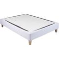 Terre De Nuit - Cache-sommier coton jersey blanc 200x200 - Blanc