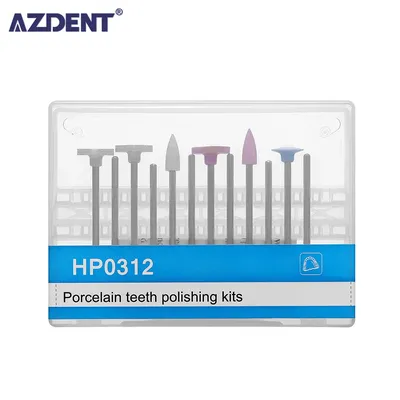 AZDENT – kit de polissage dentaire en Silicone ensemble de restauration en porcelaine pour pièce à