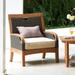 Cambridge Casual Palma Teak Outdoor Lounge Chair with Cushion