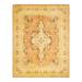 Overton Hand Knotted Wool Vintage Inspired Traditional Mogul Orange Area Rug - 8'1" x 10'5"