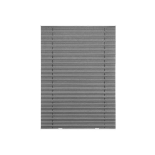 Lichtblick Dachfenster Plissee Haftfix, ohne Bohren (36,3x80 cm C04/CK04, grau)