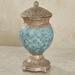 Cambria Tall Covered Jar Aqua , Aqua