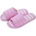 esafio Women's Soft Indoor Slippers Open Toe Cotton Memory Foam Slip on Home Shoes House Slippers