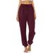 Womens High Waisted Sweatpants Comfy Elastic Drawstring Lounge Pants Loose Yoga Pant Running Workout Pants with Pockets