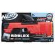 NERF Roblox MM2: Shark Seeker Dart-Blaster, Haifischflossen-Action, 3 Mega Darts, Code zur Freischaltung eines virtuellen In-Game Items