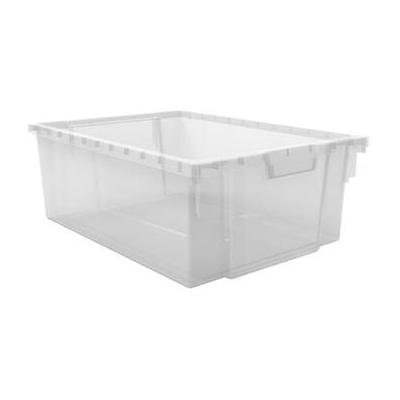 Luxor Stackable Clear Storage Bins (4-Pack, Large)...