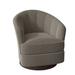 Barrel Chair - Fairfield Chair Tipsy 28.75" W Swivel Barrel Chair Fabric in Brown | 30.25 H x 28.75 W x 31 D in | Wayfair 1139-31_8794 17_Tobacco