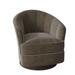 Barrel Chair - Fairfield Chair Tipsy 28.75" W Swivel Barrel Chair Polyester in Brown | 30.25 H x 28.75 W x 31 D in | Wayfair