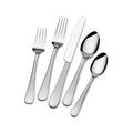 Gourmet Basics by Mikasa Symmetry 20-Piece 18/0 Stainless Steel Flatware Set Stainless Steel in Gray | Wayfair 5275436