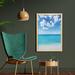 East Urban Home Surreal Tropical Seascape w/ Dreamy Sea & Sky Paradise Coast Hawaiian - Picture Frame Photograph Print on Fabric Fabric | Wayfair