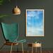 East Urban Home Open Blue Skies w/ Fluffy Clouds Life Meaning Awaken - Picture Frame Graphic Art Print on Fabric Fabric | Wayfair