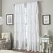 Red Barrel Studio® Solid Color Semi-Sheer Rod Pocket Curtain Panel Polyester in White | 84 H x 42 W in | Wayfair 1C983DE2840C429BB07F517B7FA2EF02