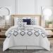 Mistana™ Bonnett White/7 Piece Comforter Set Polyester/Polyfill/Microfiber in Blue | Queen Comforter + 6 Additional Pieces | Wayfair