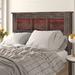 The Twillery Co.® Burley Panel Headboard Wood in Brown/Gray | 53 H x 59.5 W x 83.5 D in | Wayfair E617FA43F4DB447380A2E0B975C3F562