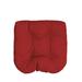 Red Barrel Studio® Sigried Outdoor Sunbrella Seat Cushion in Red/Brown | 21 H x 21 W in | Wayfair 63ADB279207142568FB6CE6716A0C8CF