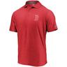 Men's Under Armour Red Boston Sox Playoff Outline Left Chest Performance Polo